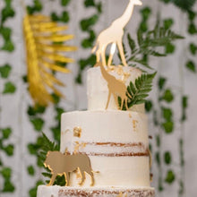 Load image into Gallery viewer, Pack of 4 Animal Cake Charms | Theme Cake Charms | Jungle Safari Cake Charm