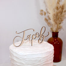 Load image into Gallery viewer, Name Cake Topper • Birthday Cake Topper • CUSTOM Name Topper