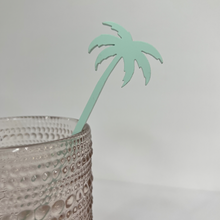 Load image into Gallery viewer, Pack of 12 Palm Tree Drink Stirrers