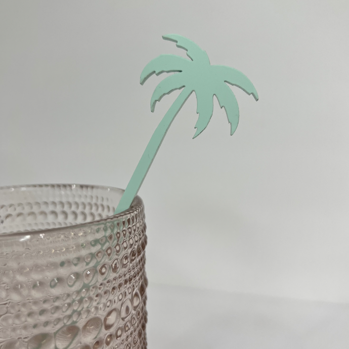 Pack of 12 Palm Tree Drink Stirrers