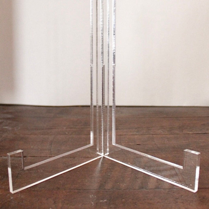 Clear Easel Stand for Round Sign (to be purchased with our 