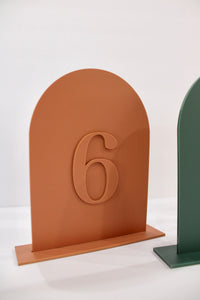 Arch Modern Table Number