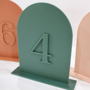 Arch Modern Table Number