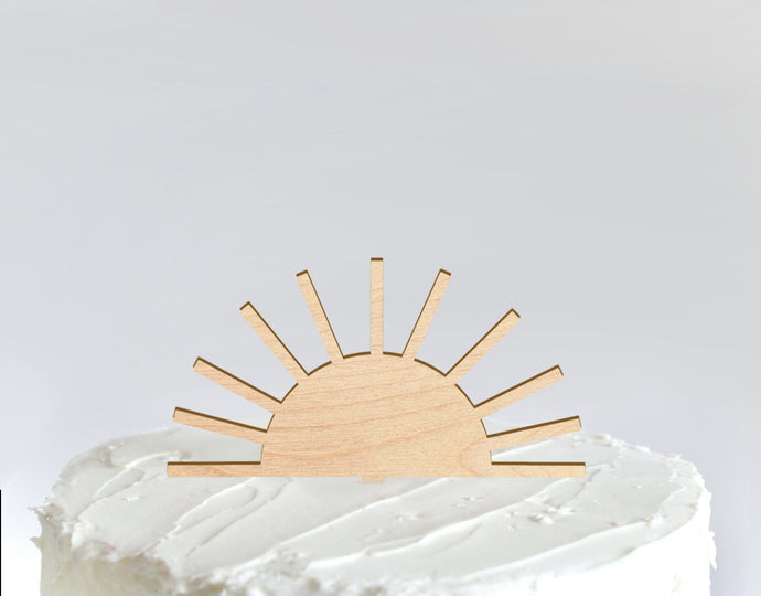 Sun Cake Topper