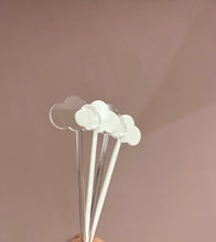 Load image into Gallery viewer, Pack of 12 Cloud Drink Stirrers