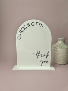 Cards & Gifts Sign