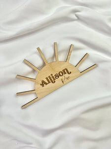 Sun Baby Announcement Sign